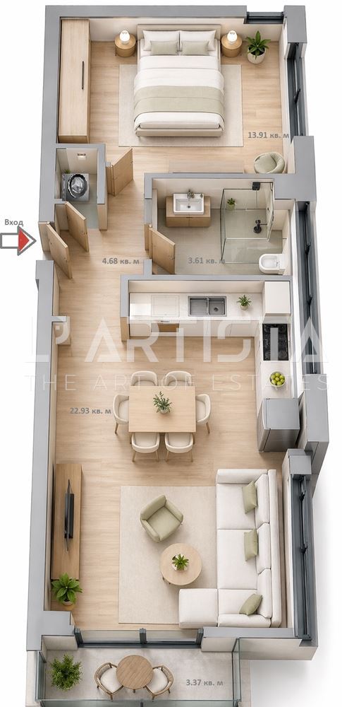 Двустаен апартамент в кв. Овча Купел - 0