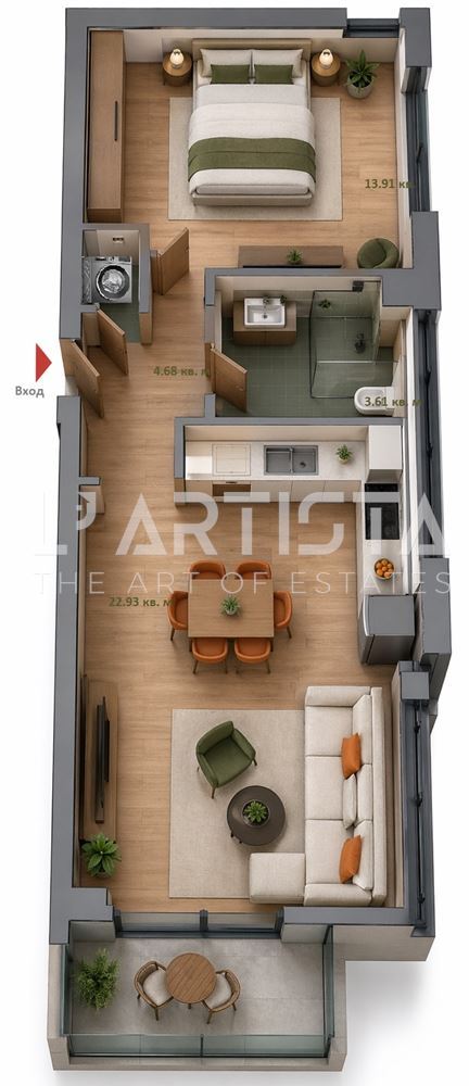 Двустаен апартамент - кв. Овча купел - 0