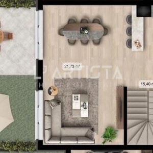 L' Artista продава тристаен мезонет с голям двор в модерен комплекс в ж.к. "Дружба 2"! - 2