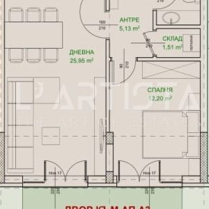 L'Artista продава Двустаен тухлен апартамент в Комплекс "Обеля Резидънс" в кв."Обеля-2"! - 3