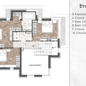 Къща пред АКТ 16 с покривна тераса в м. Ботаническа градина кв. Драгалевци - 13
