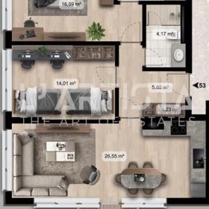 L' Artista продава тристаен апартамент в модерен комплекс в ж.к. "Дружба 2"! - 2