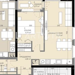 2-bedroom apartment - Sofia, Banishora - 0