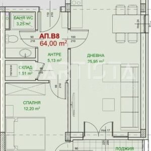 L'Artista is selling a two-room brick apartment in the "Obelia Residence" complex in the "Obelia-2" neighborhood! - 3