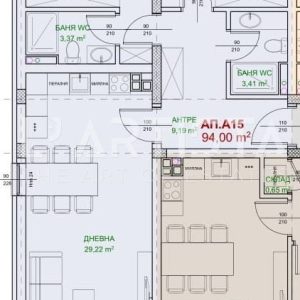 Two-bedroom brick apartment in the "Obelia Residence" complex in the "Obelia-2" neighborhood! - 2