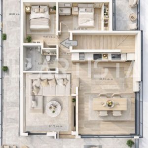 Two-bedroom apartment / penthouse in the Ovcha Kupel neighborhood - 0