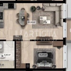 Двустаен апартамент в модерен комплекс в ж.к. "Дружба 2"! - 2