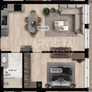 Двустаен апартамент в модерен комплекс в ж.к. "Дружба 2"! - 2