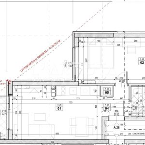 One-bedroom brick apartment in the "Vrabnitsa-1" neighborhood, near the "Lomsko Shose" metro station! - 2