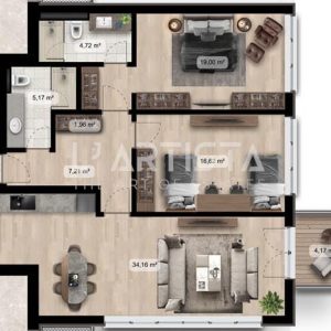 L' Artista продава тристаен апартамент в модерен комплекс в ж.к. "Дружба 2"! - 3