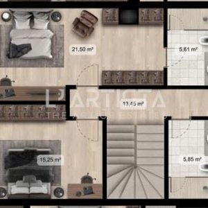 L' Artista продава тристаен мезонет с голям двор в модерен комплекс в ж.к. "Дружба 2"! - 3