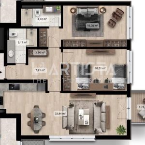 L' Artista продава тристаен апартамент в модерен комплекс в ж.к. "Дружба 2"! - 2