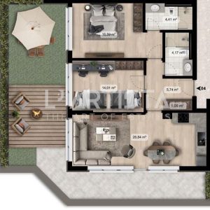 L' Artista продава тристаен апартамент с двор в модерен комплекс в ж.к. "Дружба 2"! - 2