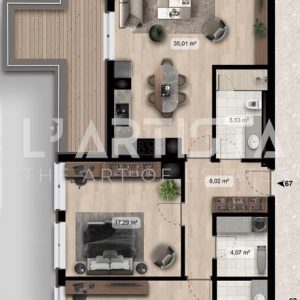 L' Artista продава тристаен апартамент в модерен комплекс в ж.к. "Дружба 2"! - 2