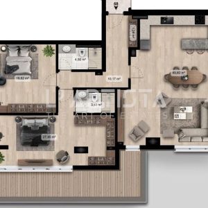 L' Artista продава тристаен апартамент в модерен комплекс в ж.к. "Дружба 2"! - 3