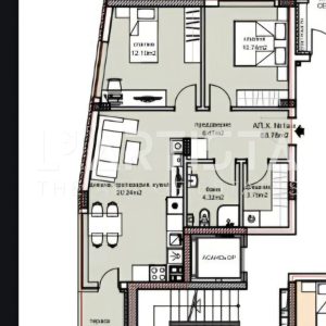 A functional two-bedroom apartment in a new building with a garage - 4