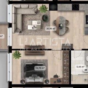 L' Artista продава двустаен апартамент в модерен комплекс в ж.к. "Дружба 2"! - 2