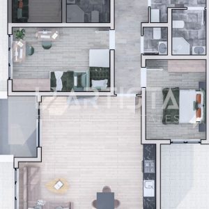 Тристаен функционален апартамент, кв. Дружба 1 - 2