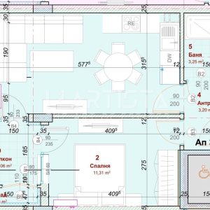 L'Artista представя двустаен тухлен апартамент пред Акт 15 в кв. "Надежда" 2 до метростанция "Надежда"! - 11